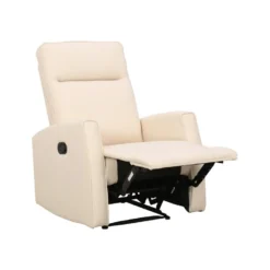 Fauteuil Relax En Tissu Crème PRODA -Promos Fauteora Magasin fauteuil 6792365