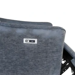 Fauteuil Relax électrique En Tissu Gris TAODA 11 Fauteuil Relax électrique En Tissu Gris TAODA -Promos Fauteora Magasin fauteuil 6799209