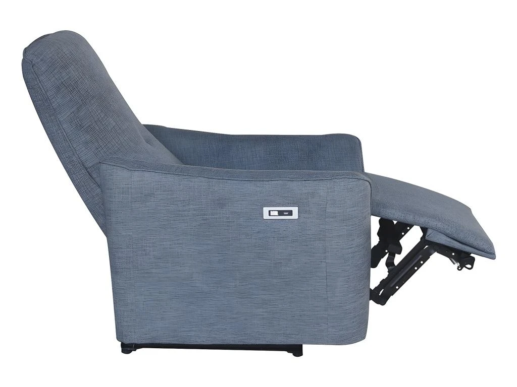 Fauteuil Relax électrique En Tissu Gris TAODA 5 Fauteuil Relax électrique En Tissu Gris TAODA – Image 3