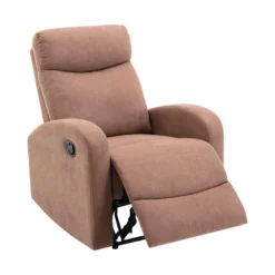 Fauteuil Relax En Tissu Marron EVELYN 10 Fauteuil Relax En Tissu Marron EVELYN -Promos Fauteora Magasin fauteuil 7026273