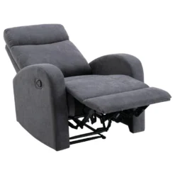 Fauteuil Relax En Tissu Gris EVELYN 8 Fauteuil Relax En Tissu Gris EVELYN -Promos Fauteora Magasin fauteuil 7026299