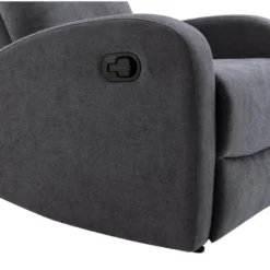 Fauteuil Relax En Tissu Gris EVELYN 9 Fauteuil Relax En Tissu Gris EVELYN -Promos Fauteora Magasin fauteuil 7026307