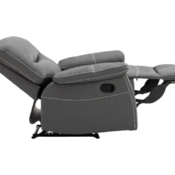 Fauteuil Relax En Simili Gris CANBY -Promos Fauteora Magasin fauteuil 7256821