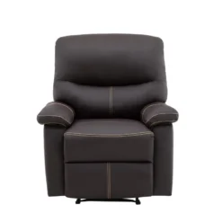 Fauteuil Relax En Simili Marron CANBY -Promos Fauteora Magasin fauteuil 7256861