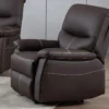 Fauteuil Relax En Simili Marron CANBY -Promos Fauteora Magasin fauteuil 7256869