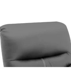 Fauteuil Relax En Simili Gris CANBY -Promos Fauteora Magasin fauteuil 7287617