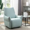 Fauteuil Relax électrique En Tissu Bleu Clair MODOC -Promos Fauteora Magasin fauteuil 8121703