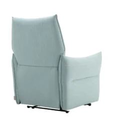 Fauteuil Relax électrique En Tissu Bleu Clair MODOC 15 Fauteuil Relax électrique En Tissu Bleu Clair MODOC -Promos Fauteora Magasin fauteuil 8121731
