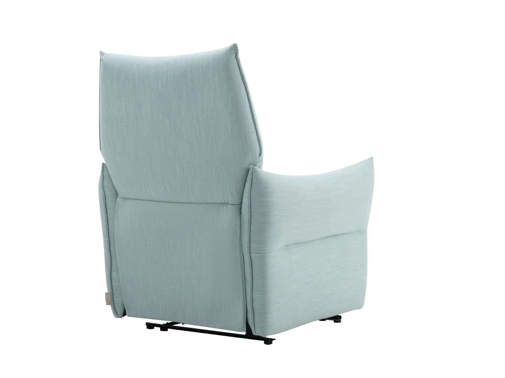 Fauteuil Relax électrique En Tissu Bleu Clair MODOC 8 Fauteuil Relax électrique En Tissu Bleu Clair MODOC – Image 6