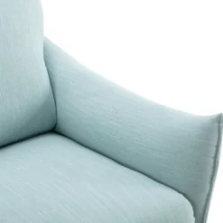 Fauteuil Relax électrique En Tissu Bleu Clair MODOC 16 Fauteuil Relax électrique En Tissu Bleu Clair MODOC -Promos Fauteora Magasin fauteuil 8121739