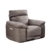 Fauteuil Relaxation Motorisé En Tissu Suédine Taupe Doux - CLARA 2 Fauteuil Relaxation Motorisé En Tissu Suédine Taupe Doux - CLARA -Promos Fauteora Magasin fauteuil 8908405
