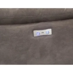 Fauteuil Relaxation Motorisé En Tissu Suédine Taupe Doux - CLARA 10 Fauteuil Relaxation Motorisé En Tissu Suédine Taupe Doux - CLARA -Promos Fauteora Magasin fauteuil 8908411