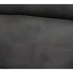 Fauteuil Relaxation Motorisé En Tissu Suédine Gris Anthracite - CLARA -Promos Fauteora Magasin fauteuil 8908603