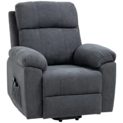 Fauteuil De Massage Fauteuil Releveur électrique Inclinaison Réglable Repose-pied Ajustable Tissu Gris -Promos Fauteora Magasin fauteuil 8910493