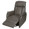 TAMISE - Fauteuil Relax Et Releveur Electrique Cuir Taupe -Promos Fauteora Magasin fauteuil 9164941
