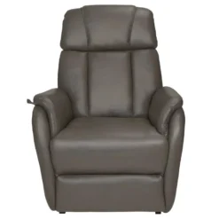 TAMISE - Fauteuil Relax Et Releveur Electrique Cuir Taupe -Promos Fauteora Magasin fauteuil 9164949