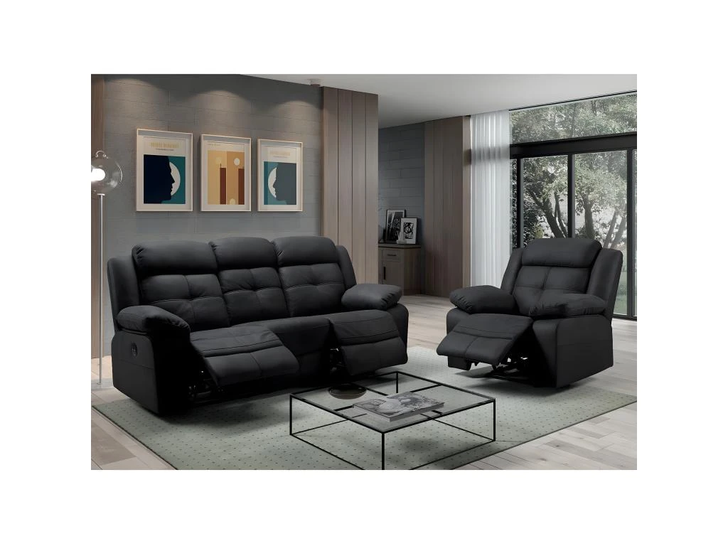 FABARES - Fauteuil Relax Electrique Gris 5 FABARES - Fauteuil Relax Electrique Gris – Image 3