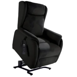 ZAMORA - Fauteuil Releveur Tissu Gris Foncé -Promos Fauteora Magasin fauteuil 9165101