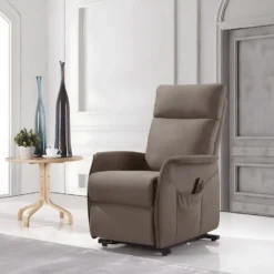 LISSONE - Fauteuil Relax Et Releveur Electrique Tissu Taupe 9 LISSONE - Fauteuil Relax Et Releveur Electrique Tissu Taupe -Promos Fauteora Magasin fauteuil 9165143