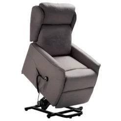 TABAGON - Fauteuil Relax Et Releveur Gris