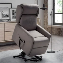 TABAGON - Fauteuil Relax Et Releveur Gris -Promos Fauteora Magasin fauteuil 9165153