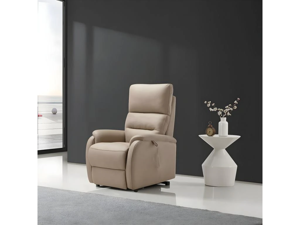 ADRIA - Fauteuil Relax Et Releveur Electrique Sable 5 ADRIA - Fauteuil Relax Et Releveur Electrique Sable – Image 3