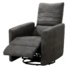 ERBA - Fauteuil Relax Manuel PushBack Tissu Gris Foncé -Promos Fauteora Magasin fauteuil 9165223