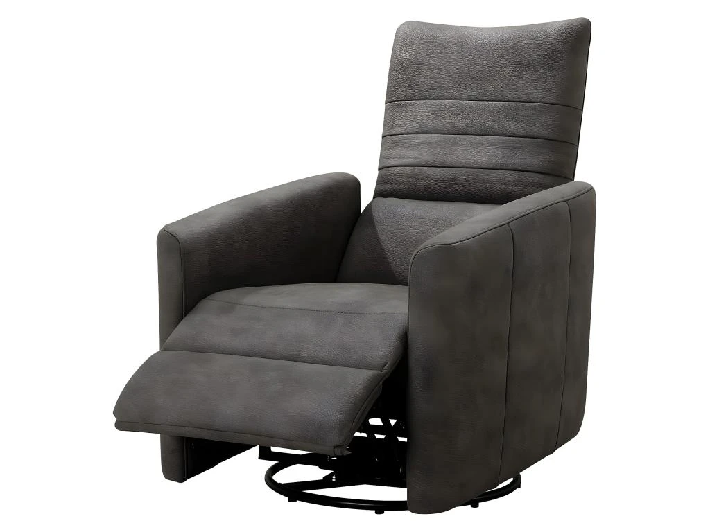 ERBA - Fauteuil Relax Manuel PushBack Tissu Gris Foncé 3 ERBA - Fauteuil Relax Manuel PushBack Tissu Gris Foncé