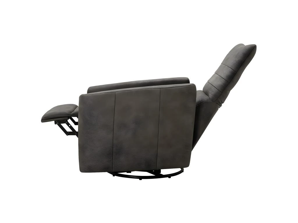 ERBA - Fauteuil Relax Manuel PushBack Tissu Gris Foncé 4 ERBA - Fauteuil Relax Manuel PushBack Tissu Gris Foncé – Image 2