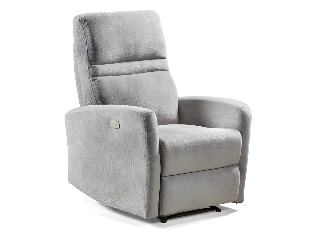 YANGAS - Fauteuil Relax Electrique Tissu Gris Clair 3 YANGAS - Fauteuil Relax Electrique Tissu Gris Clair