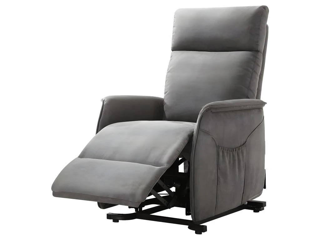 LISSONE - Fauteuil Relax Et Releveur Electrique Tissu Gris 3 LISSONE - Fauteuil Relax Et Releveur Electrique Tissu Gris