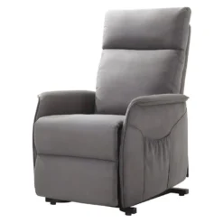 LISSONE - Fauteuil Relax Et Releveur Electrique Tissu Gris 10 LISSONE - Fauteuil Relax Et Releveur Electrique Tissu Gris -Promos Fauteora Magasin fauteuil 9165453