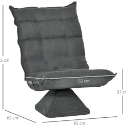 Fauteuil Relax Grand Confort Pivotant Inclinaison Réglable 5 Niv. épais Garnissage Mousse Haute Densité Tissu Velours Microfibre Gris 9 Fauteuil Relax Grand Confort Pivotant Inclinaison Réglable 5 Niv. épais Garnissage Mousse Haute Densité Tissu Velours Microfibre Gris -Promos Fauteora Magasin fauteuil 9473987