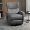 Fauteuil De Relaxation Inclinable 8 Points De Massage Repose-pied Ajustable Microfibre Polyester Gris 1 Fauteuil De Relaxation Inclinable 8 Points De Massage Repose-pied Ajustable Microfibre Polyester Gris -Promos Fauteora Magasin fauteuil 9474977
