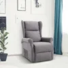 Fauteuil De Relaxation électrique Fauteuil Releveur Inclinable Avec Repose-pied Ajustable Lin Gris Chiné 1 Fauteuil De Relaxation électrique Fauteuil Releveur Inclinable Avec Repose-pied Ajustable Lin Gris Chiné -Promos Fauteora Magasin fauteuil 9485261