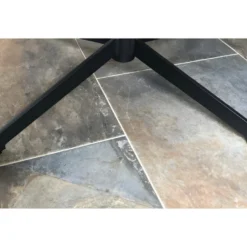 TORINI - Fauteuil Rotatif Aspect Cuir Noir -Promos Fauteora Magasin fauteuil 9486509