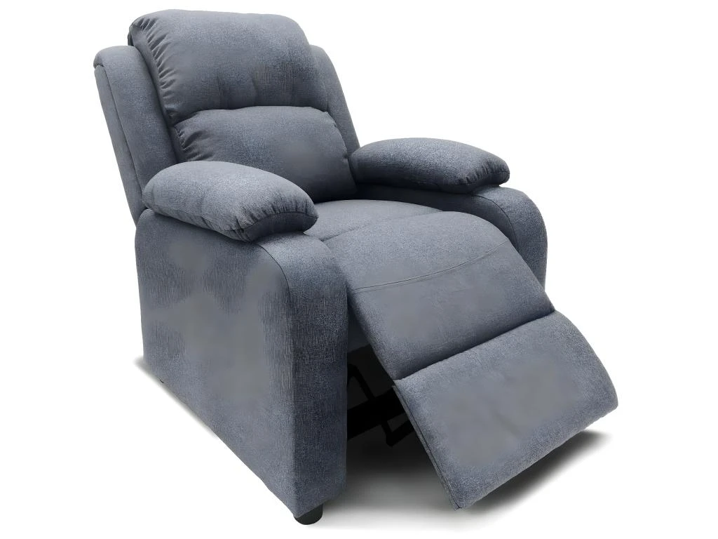 Fauteuil Relax Riga Tissu Gris 3 Fauteuil Relax Riga Tissu Gris