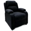 Fauteuil Relax Riga Tissu Noir -Promos Fauteora Magasin fauteuil 9906097