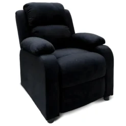Fauteuil Relax Riga Tissu Noir