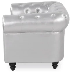 Fauteuil Chesterfield Regency Argent -Promos Fauteora Magasin fauteuil 9999117